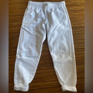 TNA cozy fleece boyfriend sweatpants size M